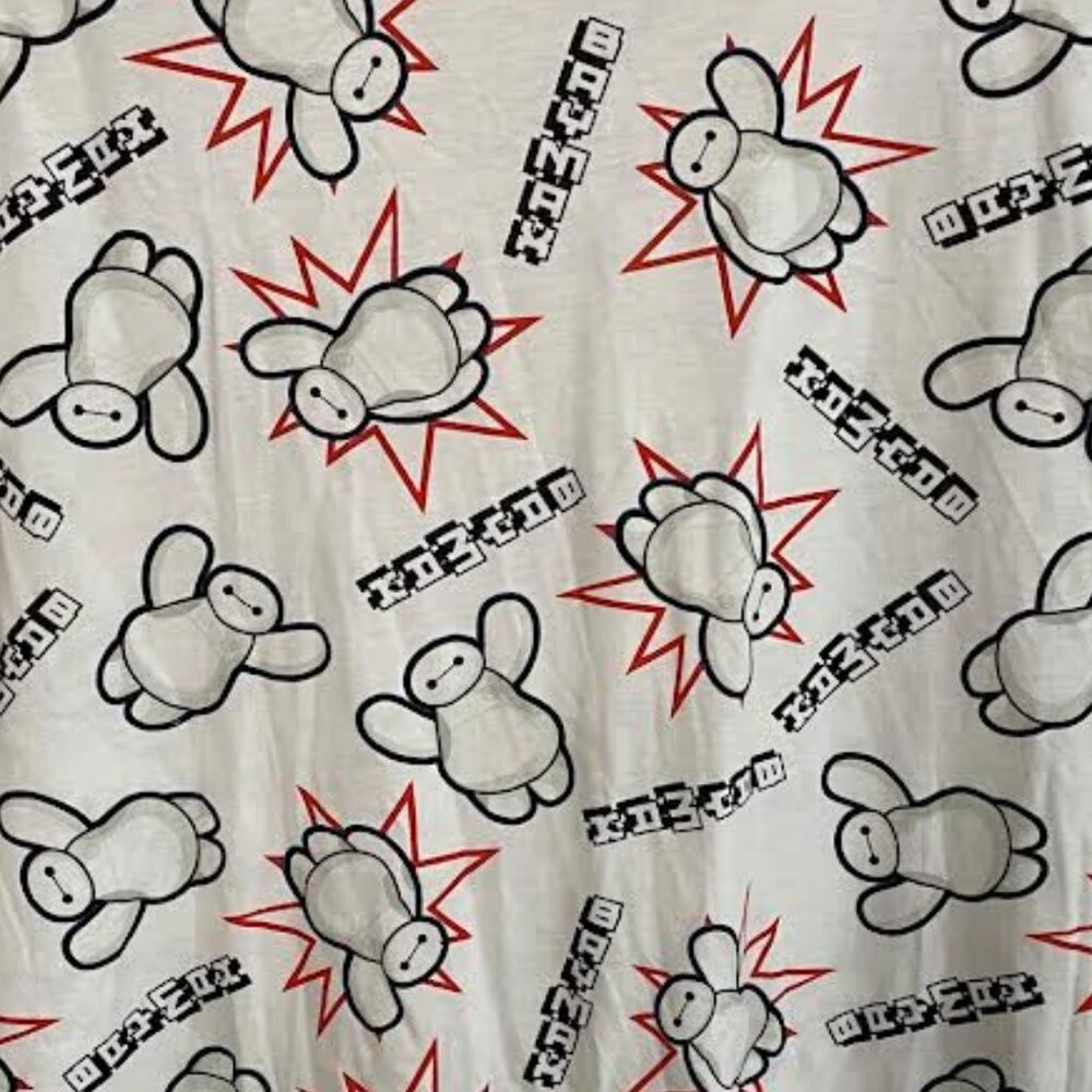 NWT Disney Parks Baymax All-Over-Print Ringer T-Shirt